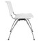 Emma and Oliver Home and Office Plastic Stack Chair with Perforated Back - Guest Chair